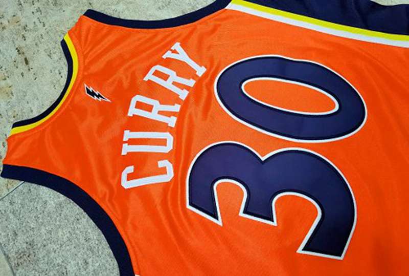 Golden State Warriors 2009/10 Orange #30 CURRY Classics Basketball Jersey (Closely Stitched)