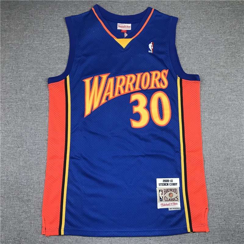 Golden State Warriors 2009/10 Blue #30 CURRY Classics Basketball Jersey (Stitched)