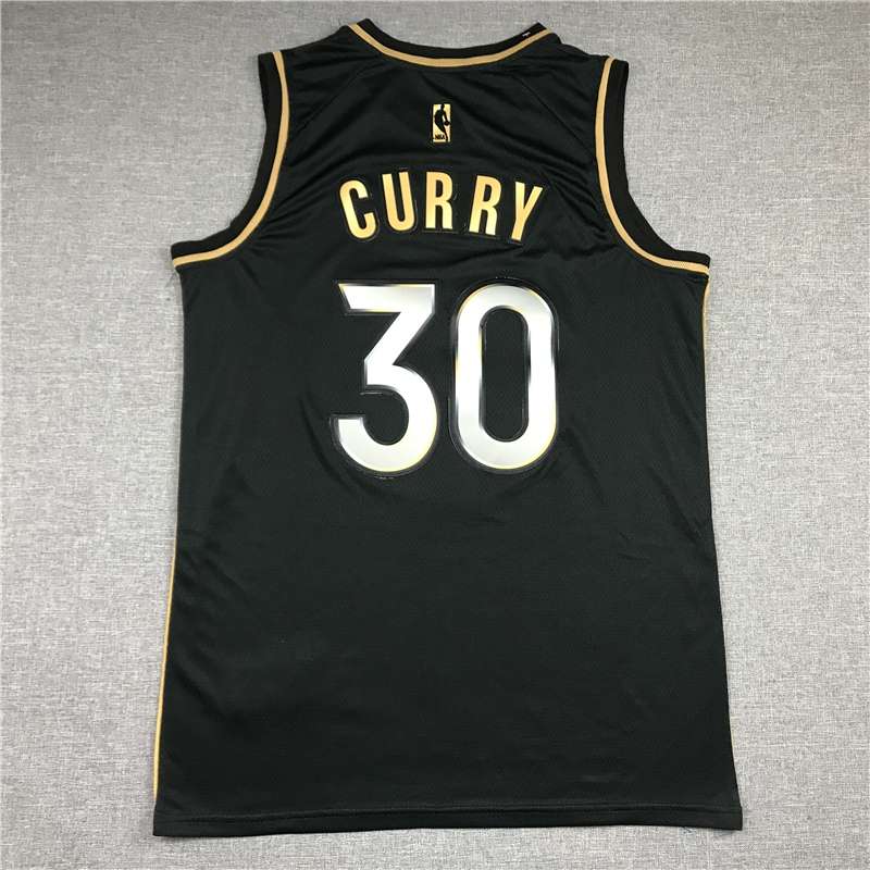 Golden State Warriors 20/21 Black Gold #30 CURRY Basketball Jersey (Stitched)