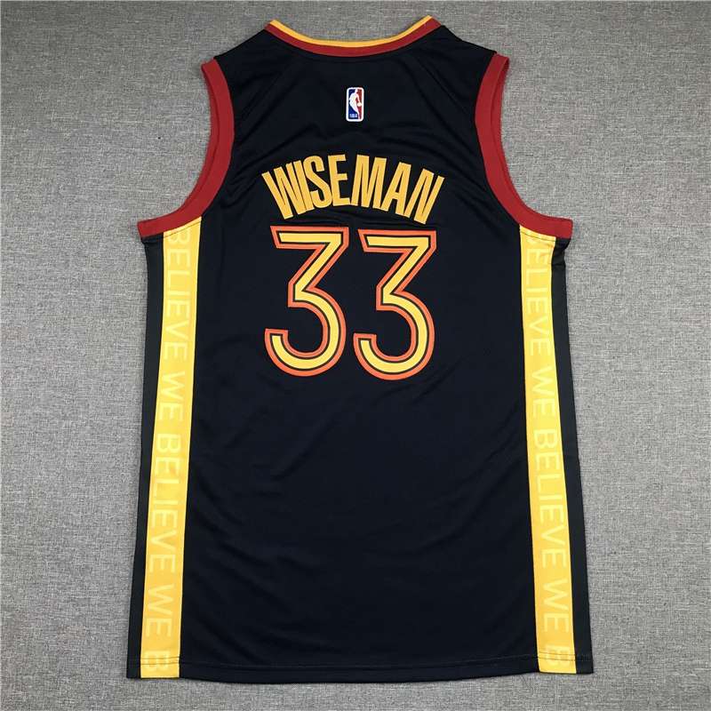 Golden State Warriors 20/21 Dark Blue #33 WISEMAN City Basketball Jersey (Stitched)