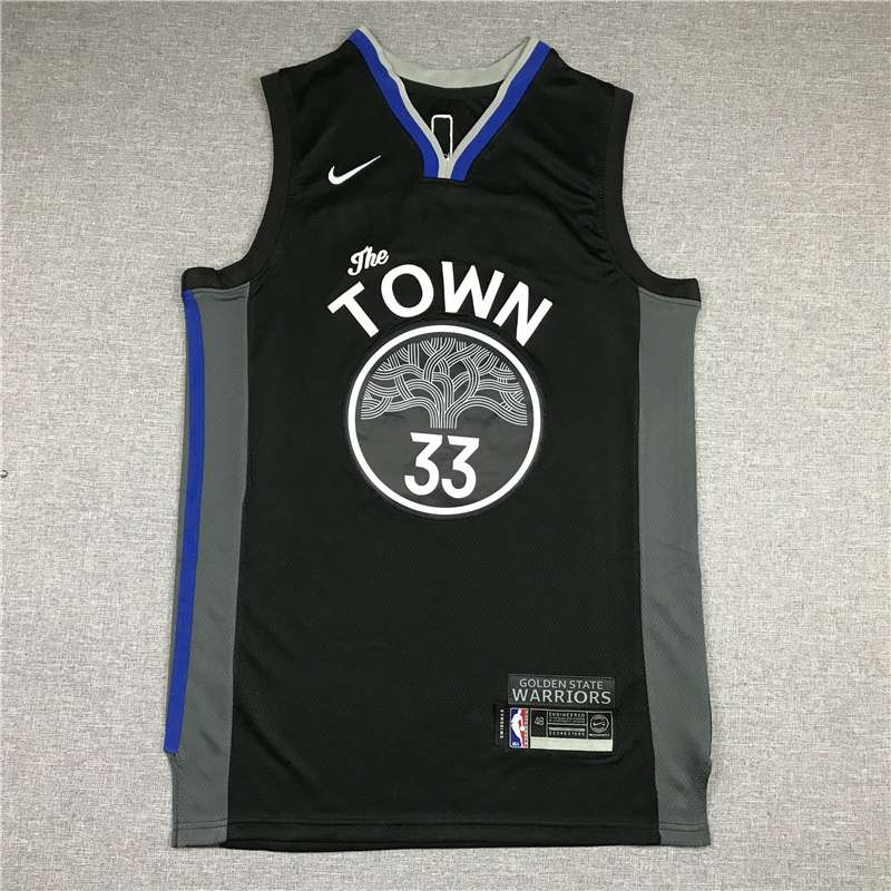 Golden State Warriors 2020 Black #33 WISEMAN Basketball Jersey (Stitched)