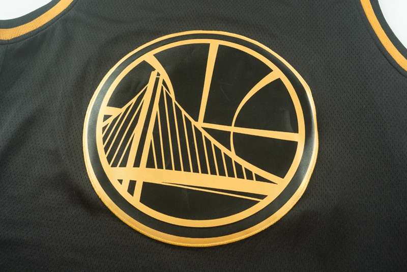 Golden State Warriors 2020 Black Gold #30 CURRY Basketball Jersey (Stitched)