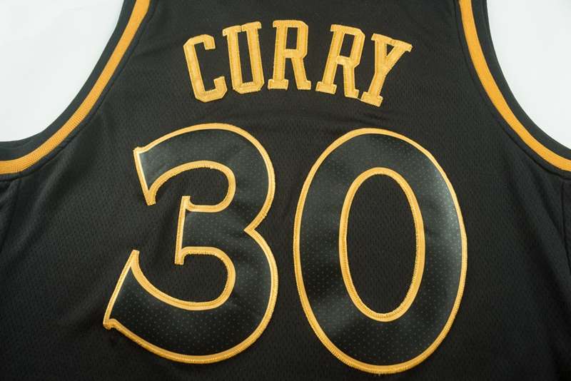 Golden State Warriors 2020 Black Gold #30 CURRY Basketball Jersey (Stitched)
