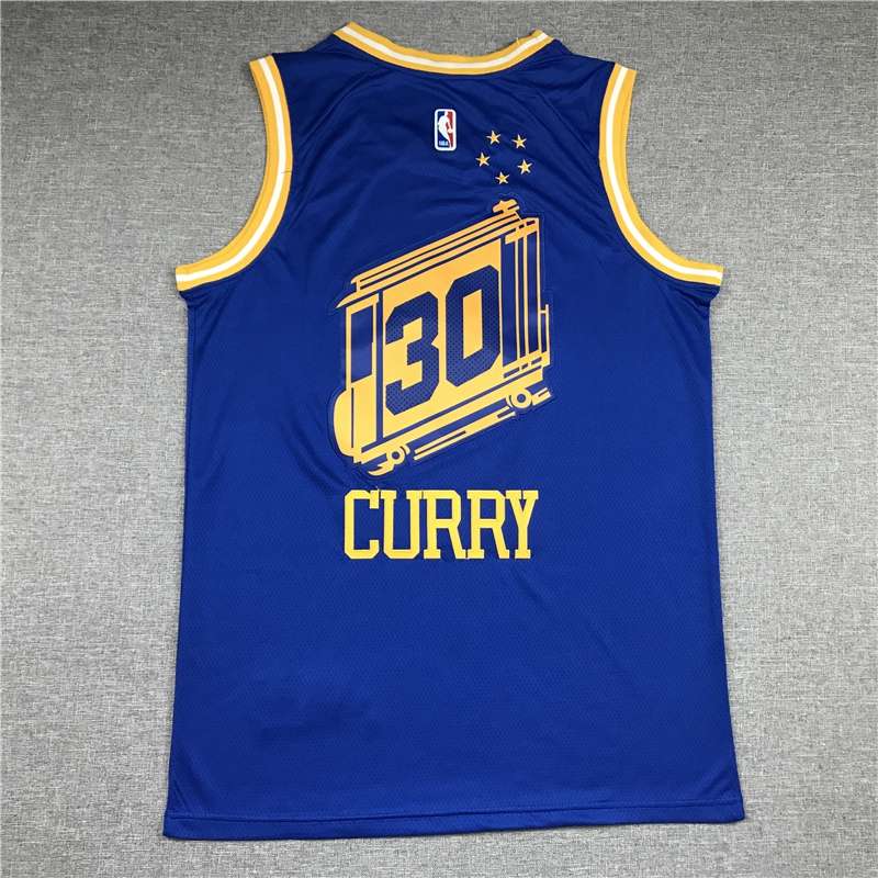 Golden State Warriors 2020 Blue #30 CURRY City Basketball Jersey (Stitched)