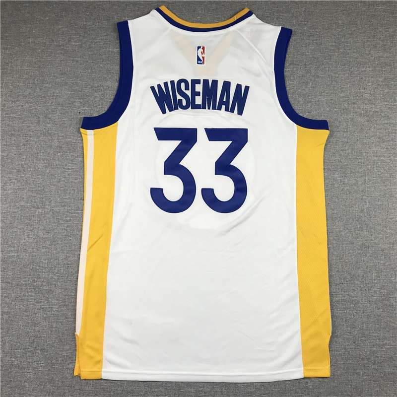 Golden State Warriors 2020 White #33 WISEMAN Basketball Jersey (Stitched)