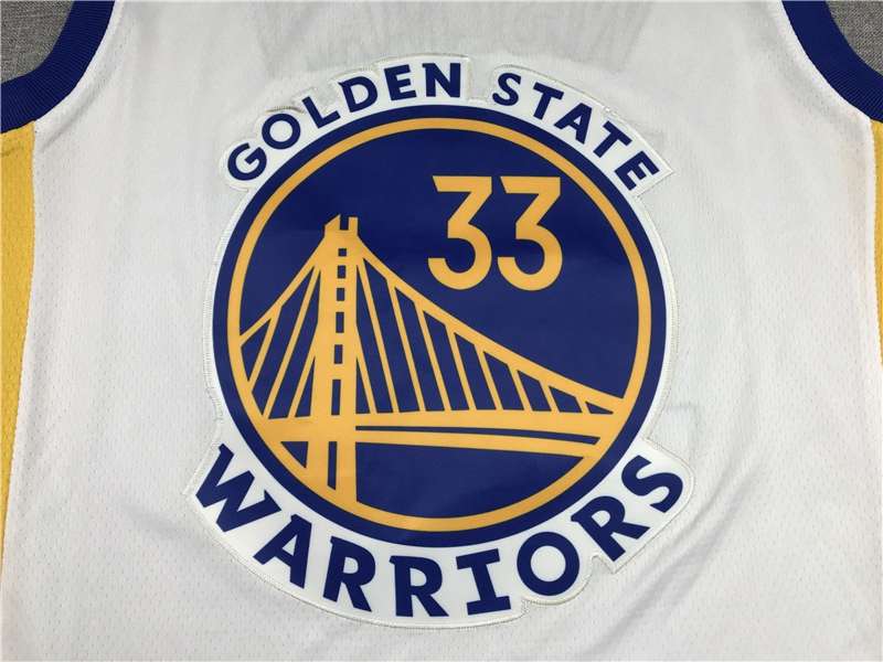 Golden State Warriors 2020 White #33 WISEMAN Basketball Jersey (Stitched)