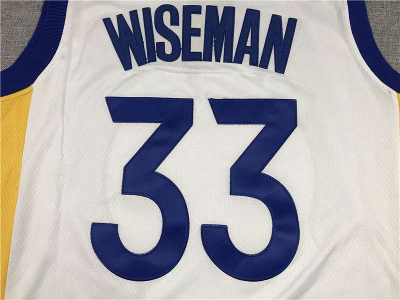 Golden State Warriors 2020 White #33 WISEMAN Basketball Jersey (Stitched)