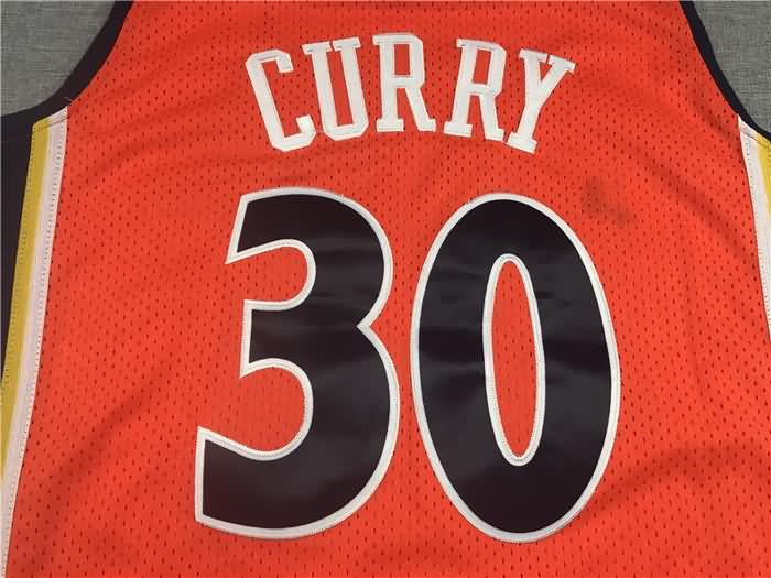Golden State Warriors 2009/10 Orange #30 CURRY Classics Basketball Jersey (Stitched)