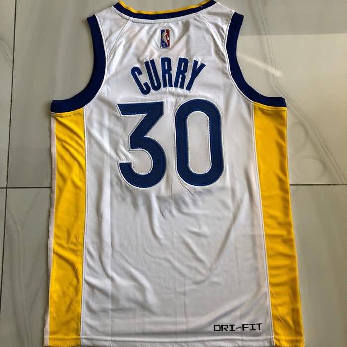 Golden State Warriors 21/22 White #30 CURRY Basketball Jersey (Closely Stitched)