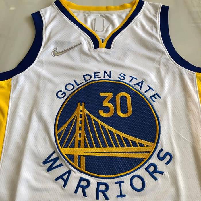 Golden State Warriors 21/22 White #30 CURRY Basketball Jersey (Closely Stitched)