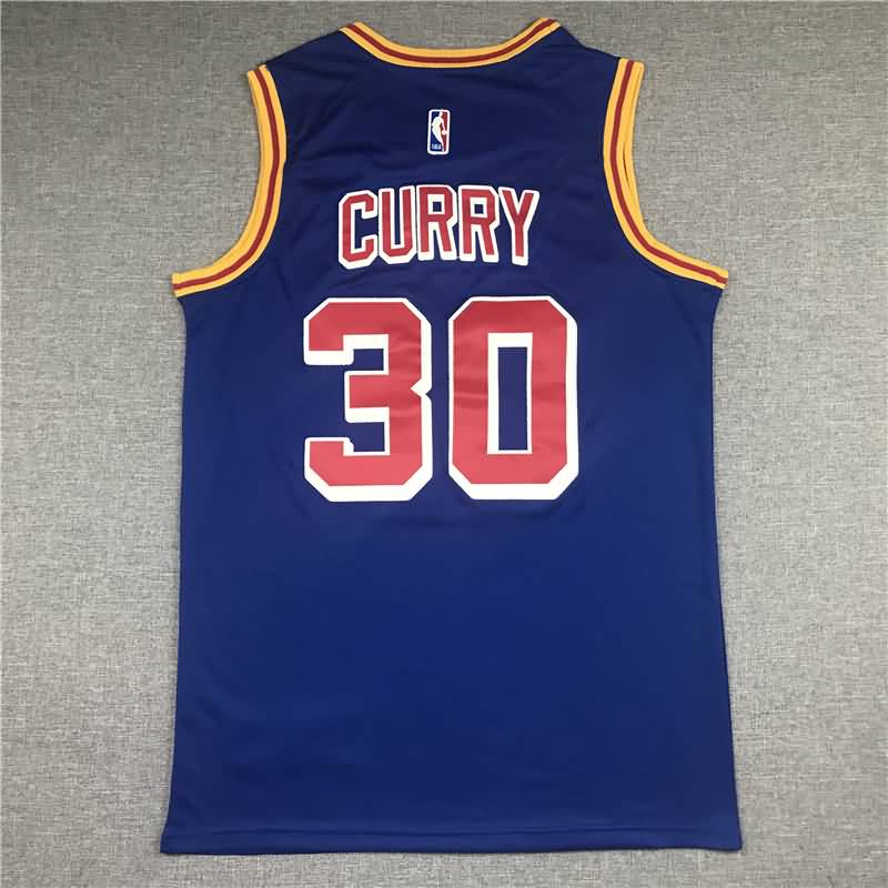 Golden State Warriors 21/22 Blue #30 CURRY Classics Basketball Jersey (Stitched)