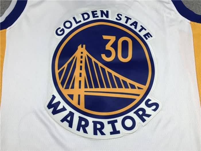 Golden State Warriors 21/22 White #30 CURRY Basketball Jersey (Stitched)