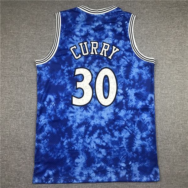 Golden State Warriors Purple #30 CURRY Basketball Jersey (Stitched)