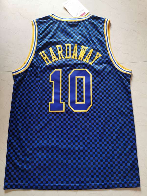 Golden State Warriors Blue #10 HARDAWAY Classics Basketball Jersey (Stitched)