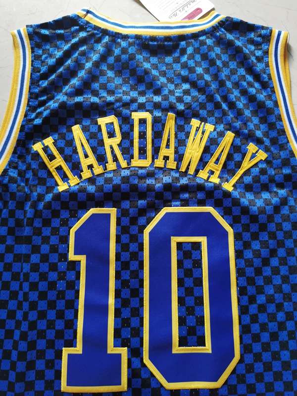 Golden State Warriors Blue #10 HARDAWAY Classics Basketball Jersey (Stitched)