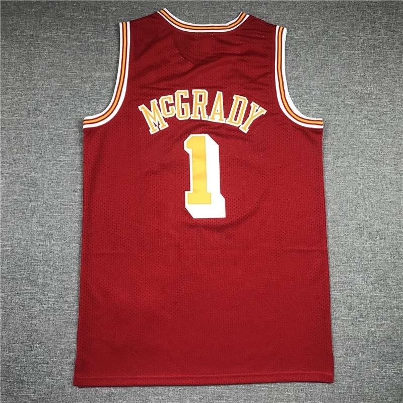 Houston Rockets 2004/05 Red #1 MCGRADY Classics Basketball Jersey (Stitched)