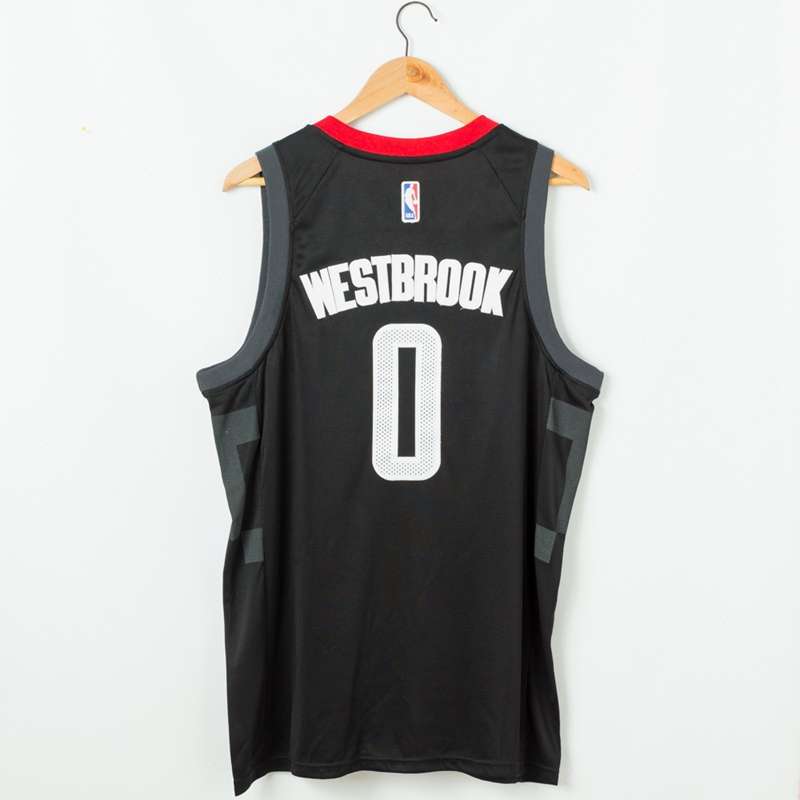 Houston Rockets 20/21 Black #0 WESTBROOK Basketball Jersey (Stitched)