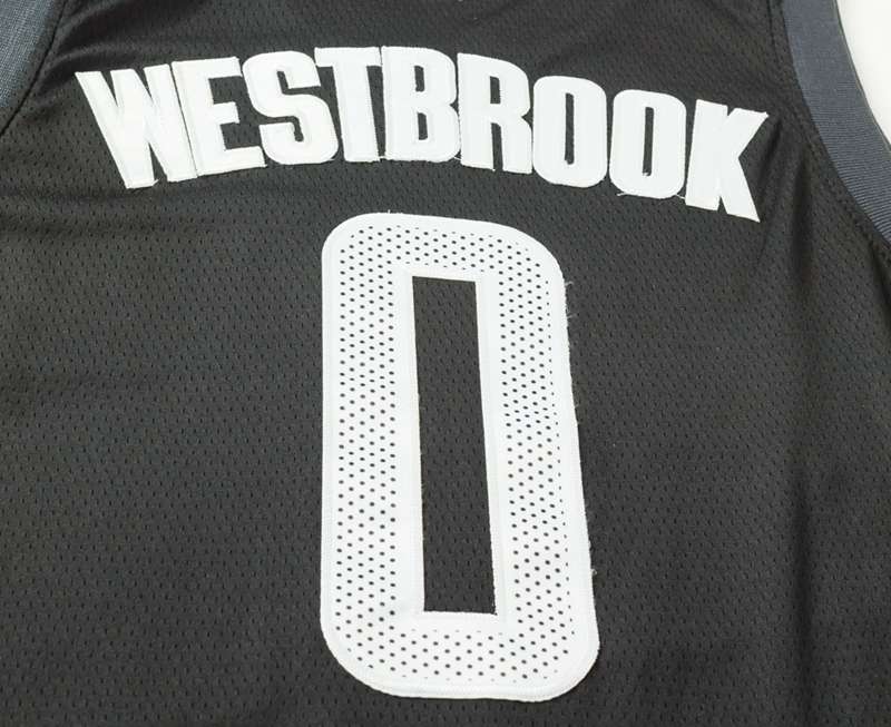 Houston Rockets 20/21 Black #0 WESTBROOK Basketball Jersey (Stitched)