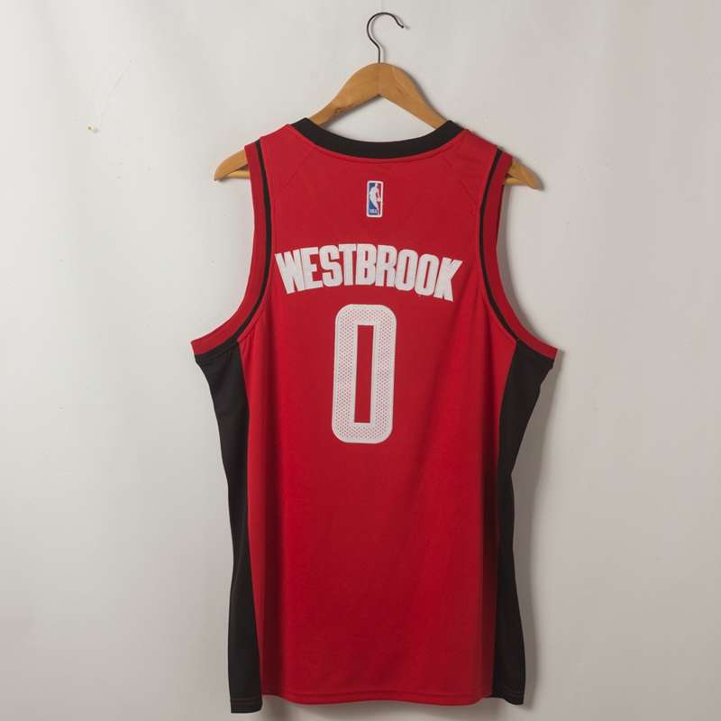 Houston Rockets 20/21 Red #0 WESTBROOK Basketball Jersey (Stitched)