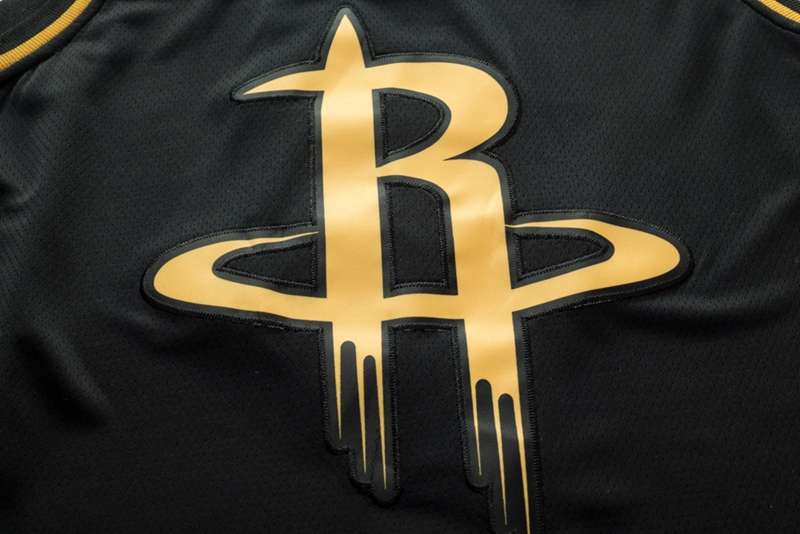 Houston Rockets 2020 Black Gold #0 WESTBROOK Basketball Jersey (Stitched)