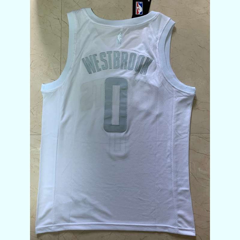 Houston Rockets 2020 White #0 WESTBROOK MVP Basketball Jersey (Stitched)