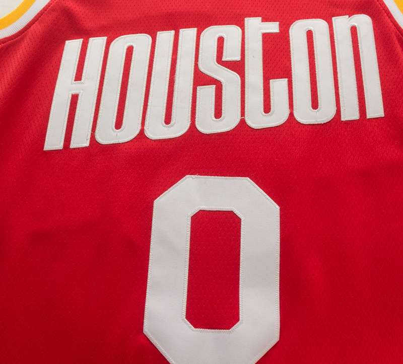 Houston Rockets 2020 Red #0 WESTBROOK Basketball Jersey (Stitched)