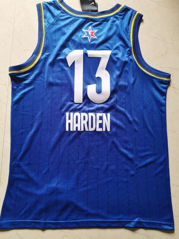 Houston Rockets 2020 Blue #13 HARDEN ALL-STAR Basketball Jersey (Stitched)