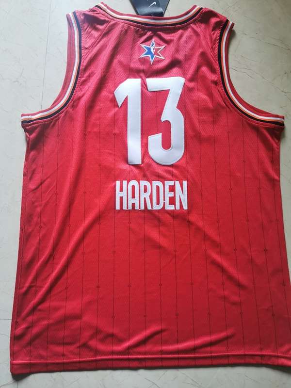 Houston Rockets 2020 Red #13 HARDEN ALL-STAR Basketball Jersey (Stitched)