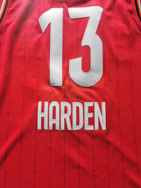 Houston Rockets 2020 Red #13 HARDEN ALL-STAR Basketball Jersey (Stitched)