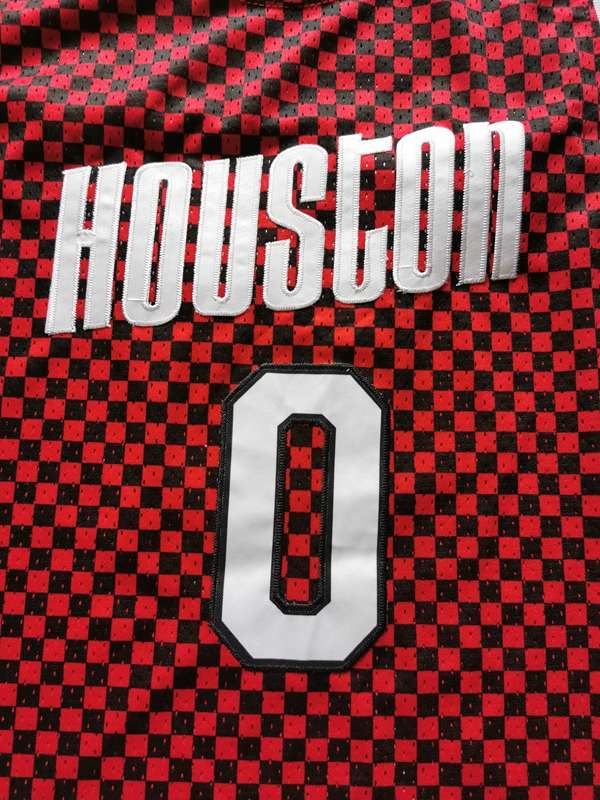 Houston Rockets Red #0 WESTBROOK Classics Basketball Jersey (Stitched)
