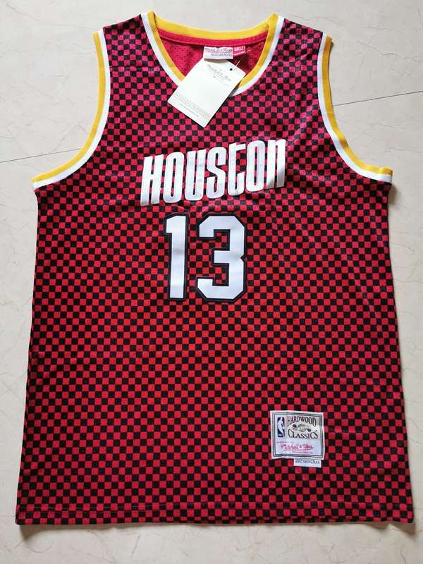 Houston Rockets Red #13 HARDEN Classics Basketball Jersey (Stitched)
