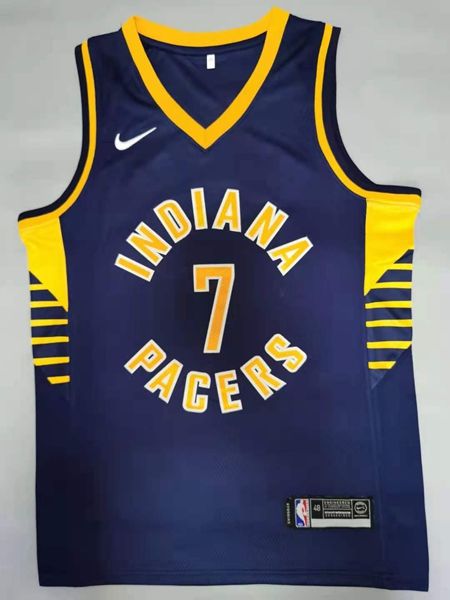 Indiana Pacers Blue Dark #7 BROGDON Basketball Jersey (Stitched)