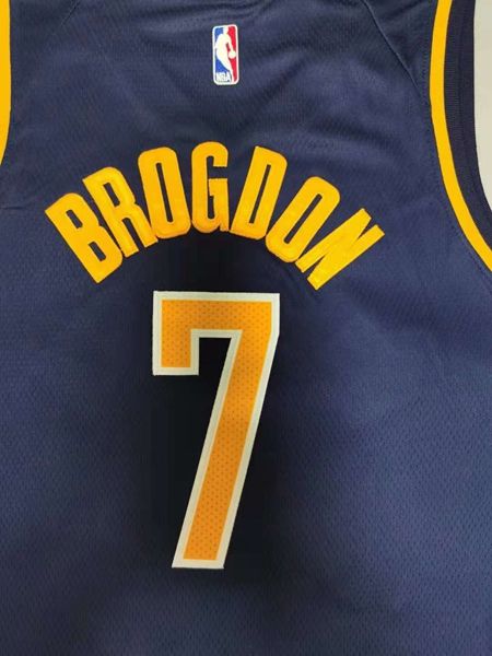 Indiana Pacers Blue Dark #7 BROGDON Basketball Jersey (Stitched)
