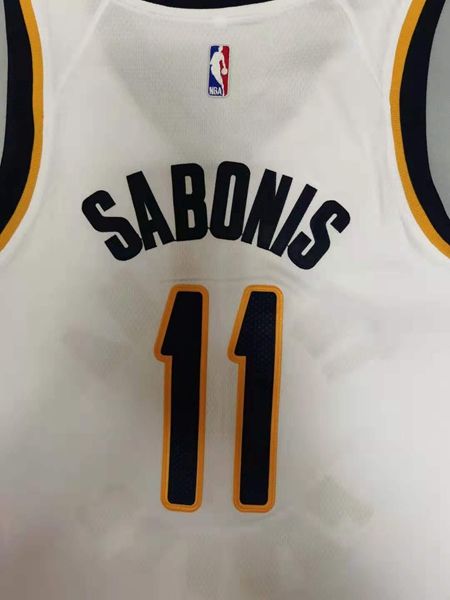 Indiana Pacers White #11 SABONIS Basketball Jersey (Stitched)