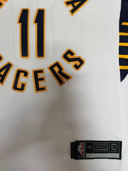 Indiana Pacers White #11 SABONIS Basketball Jersey (Stitched)