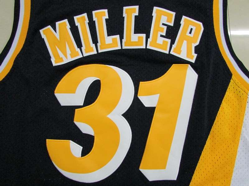 Indiana Pacers Black #31 MILLER Classics Basketball Jersey (Stitched)