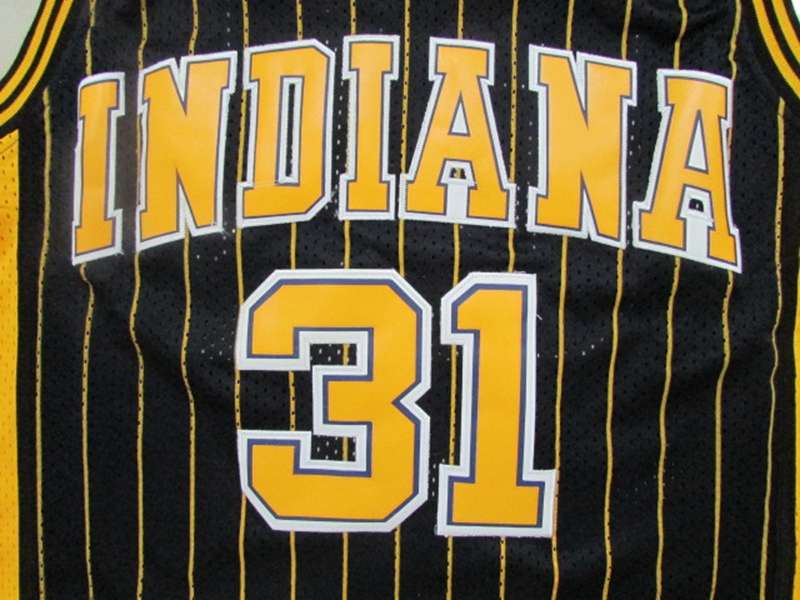 Indiana Pacers Dark Blue #31 MILLER Classics Basketball Jersey (Stitched)