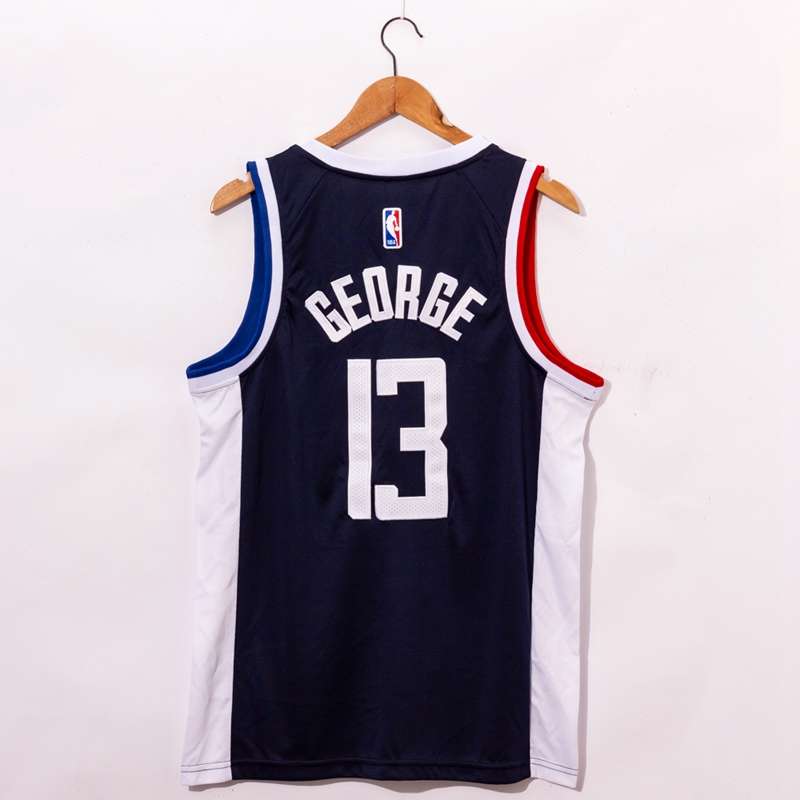 Los Angeles Clippers 20/21 Black #13 GEORGE City Basketball Jersey (Stitched)