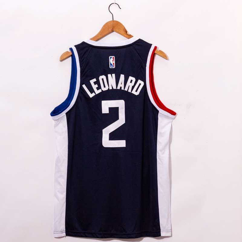 Los Angeles Clippers 20/21 Black #2 LEONARD City Basketball Jersey (Stitched)