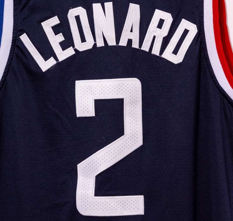 Los Angeles Clippers 20/21 Black #2 LEONARD City Basketball Jersey (Stitched)