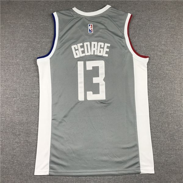 Los Angeles Clippers 20/21 Grey #13 GEORGE Basketball Jersey (Stitched)