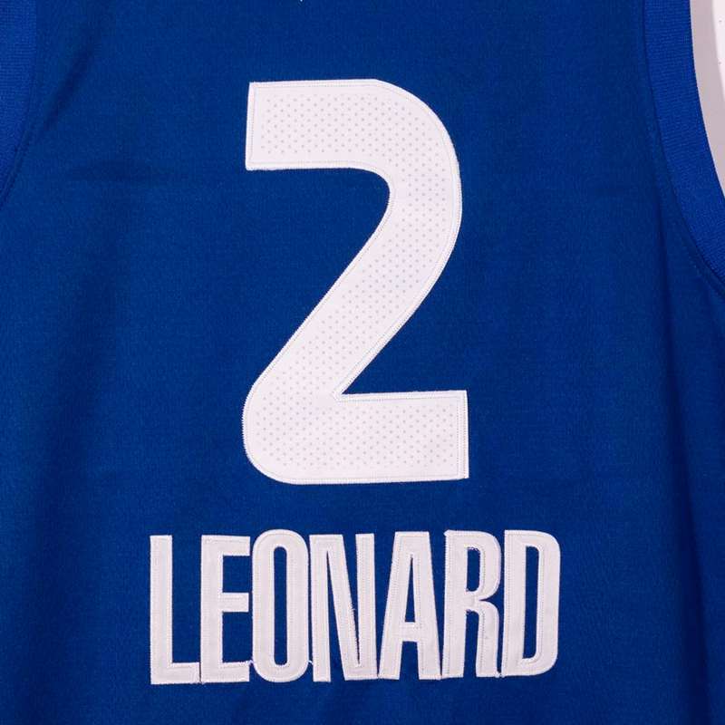 Los Angeles Clippers 2021 Blue #2 LEONARD ALL-STAR Basketball Jersey (Stitched)