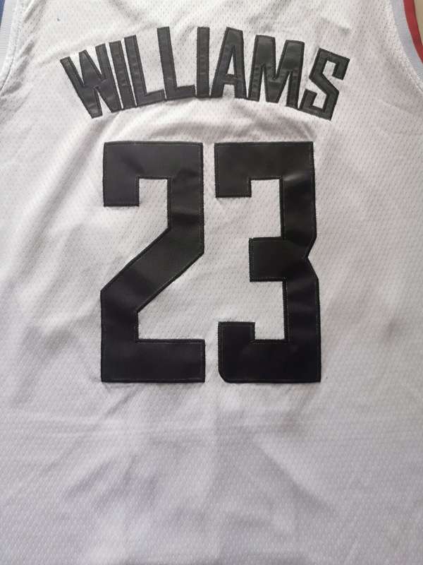 Los Angeles Clippers 2020 White #23 WILLIAMS City Basketball Jersey (Stitched)