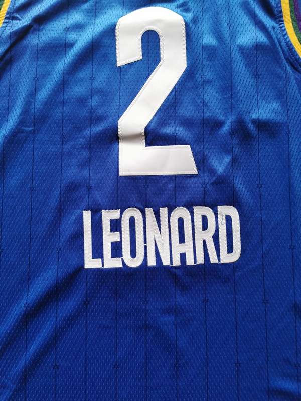 Los Angeles Clippers 2020 Blue #2 LEONARD ALL-STAR Basketball Jersey (Stitched)