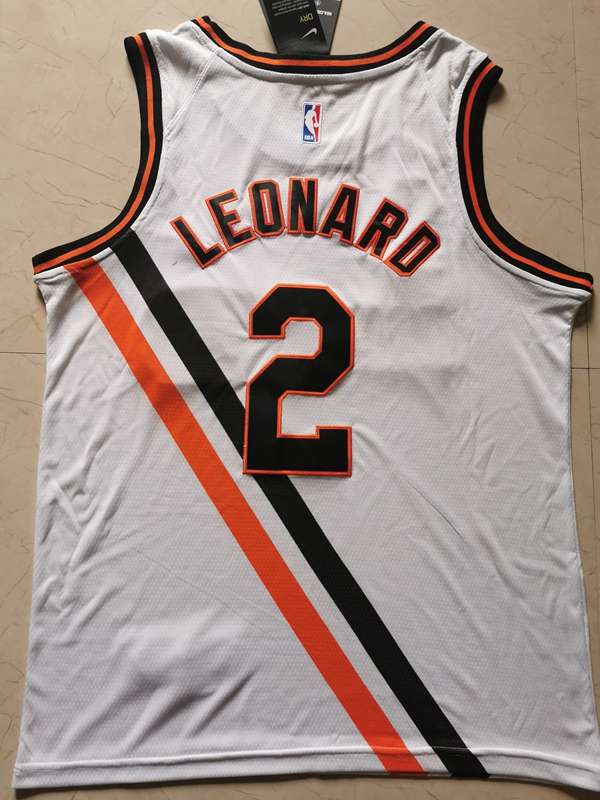Los Angeles Clippers 2020 White #2 LEONARD Basketball Jersey (Stitched)