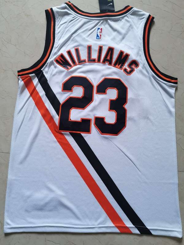 Los Angeles Clippers 2020 White #23 WILLIAMS Basketball Jersey (Stitched)