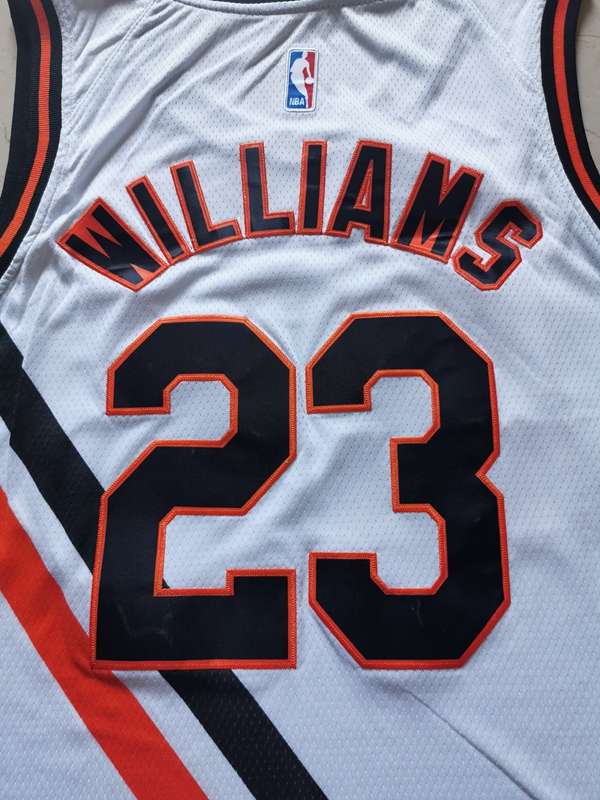 Los Angeles Clippers 2020 White #23 WILLIAMS Basketball Jersey (Stitched)