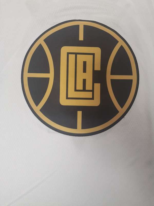 Los Angeles Clippers 2020 White Gold #2 LEONARD Basketball Jersey (Stitched)