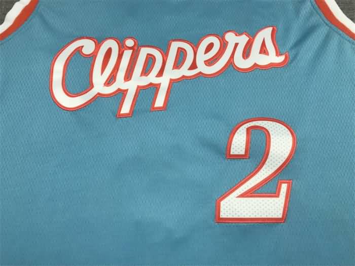 Los Angeles Clippers 21/22 Blue #2 LEONARD City Basketball Jersey (Stitched)