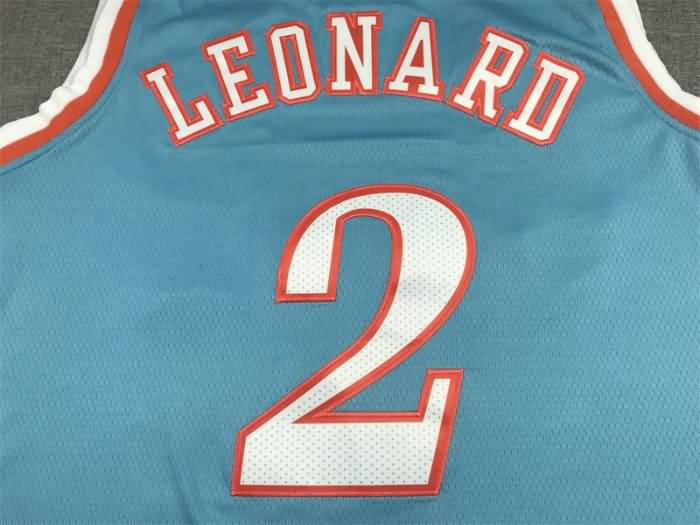 Los Angeles Clippers 21/22 Blue #2 LEONARD City Basketball Jersey (Stitched)